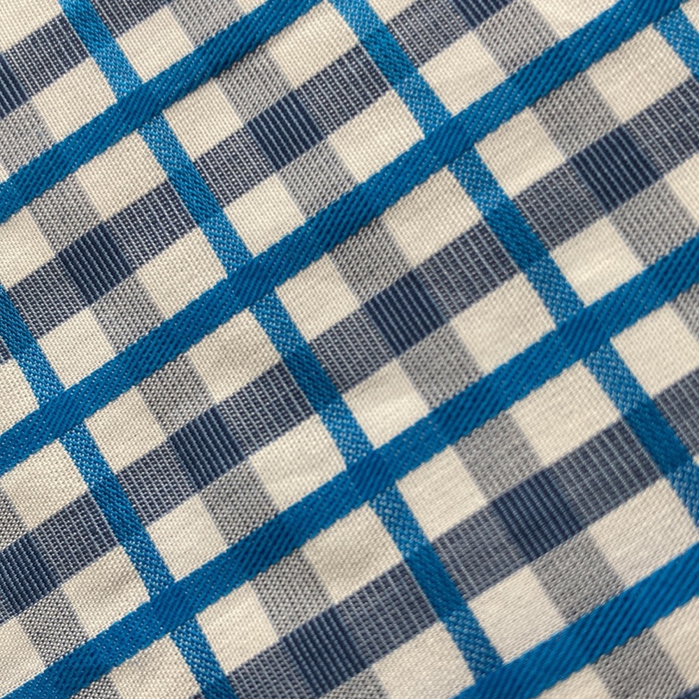 Neiman Marcus plaid shirt with contrasting cuffs - Picture 10 of 10